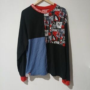 Spider-Man 60th Anniversary Long Sleeve T-Shirt Size: XL by Ashley Eckstein